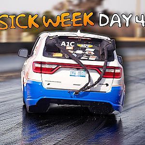 SIDEWAYS at 100MPH, Tesla with Twin Turbo BIG BLOCK, and MORE!  | Sick Week Day 4
