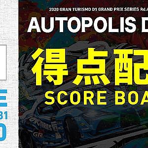 2020 GRAN TURISMO D1 GRAND PRIX SERIES Rd.4 AUTOPOLIS [10/31] (Scoreboard)