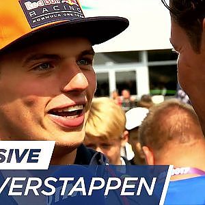 Formula 1 visits DTM: Max Verstappen in Zandvoort.