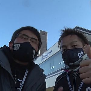 ２０２０シリーズ最終戦筑波　金曜日　車検風景＆まなぴ/神本コメント