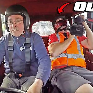 He was NOT ready for the LAUNCH!