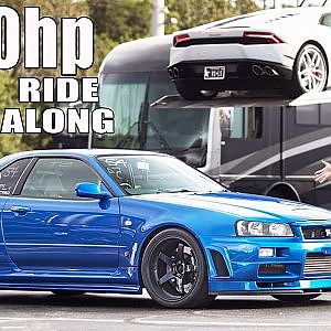 GTR Newb Gets Ride of His Life (1000hp R34)