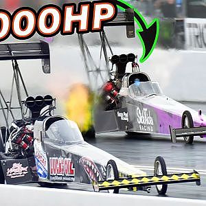 Standing Between 20,000HP - Top Fuel Dragsters!