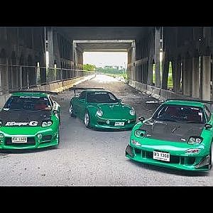 #RX7 รวมตัวสุด RE-Amemiya มาทีเดียว 3 คัน โดย RAMA 2 Gangster