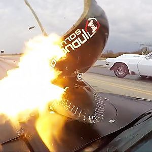 Hood BLOWS UP After MASSIVE Wheelie!