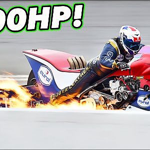 Straddling 1500hp of “NOPE” - Top Fuel BIKES!