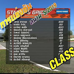 ไฮไลท์ การแข่งขัน Class C 60 สนาม 5/2019