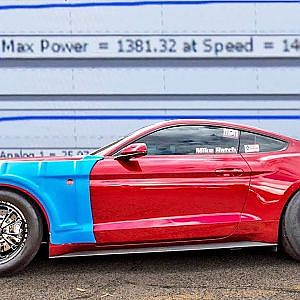 TT Mustang SCREAMS on Dyno - Nearly 1400hp!