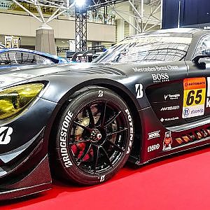 (4K)SUPET GT GT300 LEON CVSTOS AMG スーパーGT メルセデスAMG GT3 - OSAKA AUTO MESSE 2019