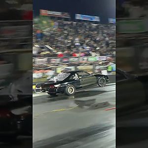 MR2 does HUGE Wheelie into the wall! #1320video #dragracing #automobile