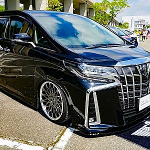 (HD)BOLD WORLD 30 TOYOTA ALPHARD modified ボールドワールド 30系アルファードカスタム 車高調 - アルヴェルミーティング2018
