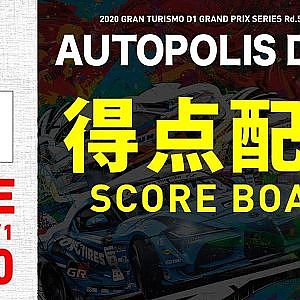 2020 GRAN TURISMO D1 GRAND PRIX SERIES Rd.5 AUTOPOLIS [11/1] (Scoreboard)