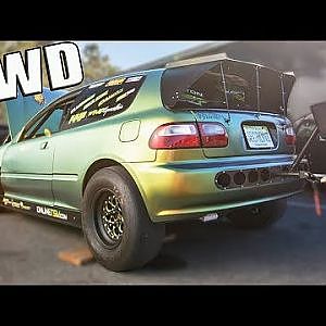 They Built an ALL WHEEL DRIVE 1300hp Civic