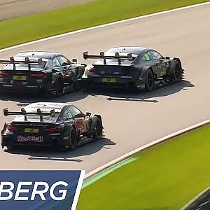 Triple Fight: Wittmann vs Wickens vs Rast - DTM Spielberg 2017