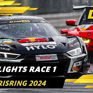 Sudden rain at the Norisring! | DTM 2024 Highlights | Norisring
