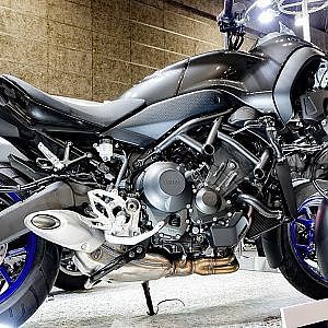 (4K)YAMAHA NIKEN 2018 New model ヤマハ ナイケン 新型車両 - 大阪モーターサイクルショー2018