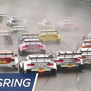 Wickens slides into Auer's Car - DTM Norisring 2017