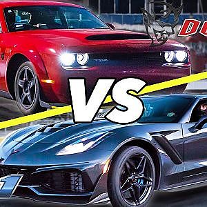 ZR1 vs Demon! | Who is REALLY faster?