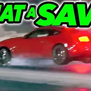 Spinning Out at 100MPH - Can’t Believe She SAVED IT!