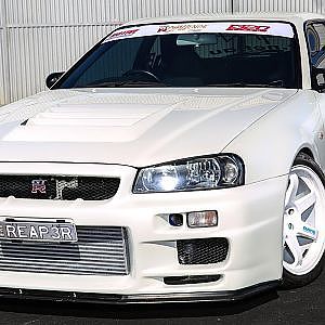 He put a BARRA in a SKYLINE GTR?!