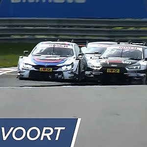 Hard Battle: Rast has to quit Race 2 early - DTM Zandvoort 2017