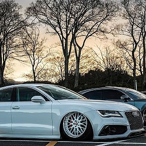 cinematic LEXUS LS460 x AUDI A7 stance custom