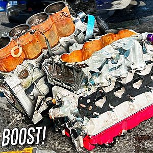 Split engine IN HALF with 80psi of boost! (Sick Week: Day 1)